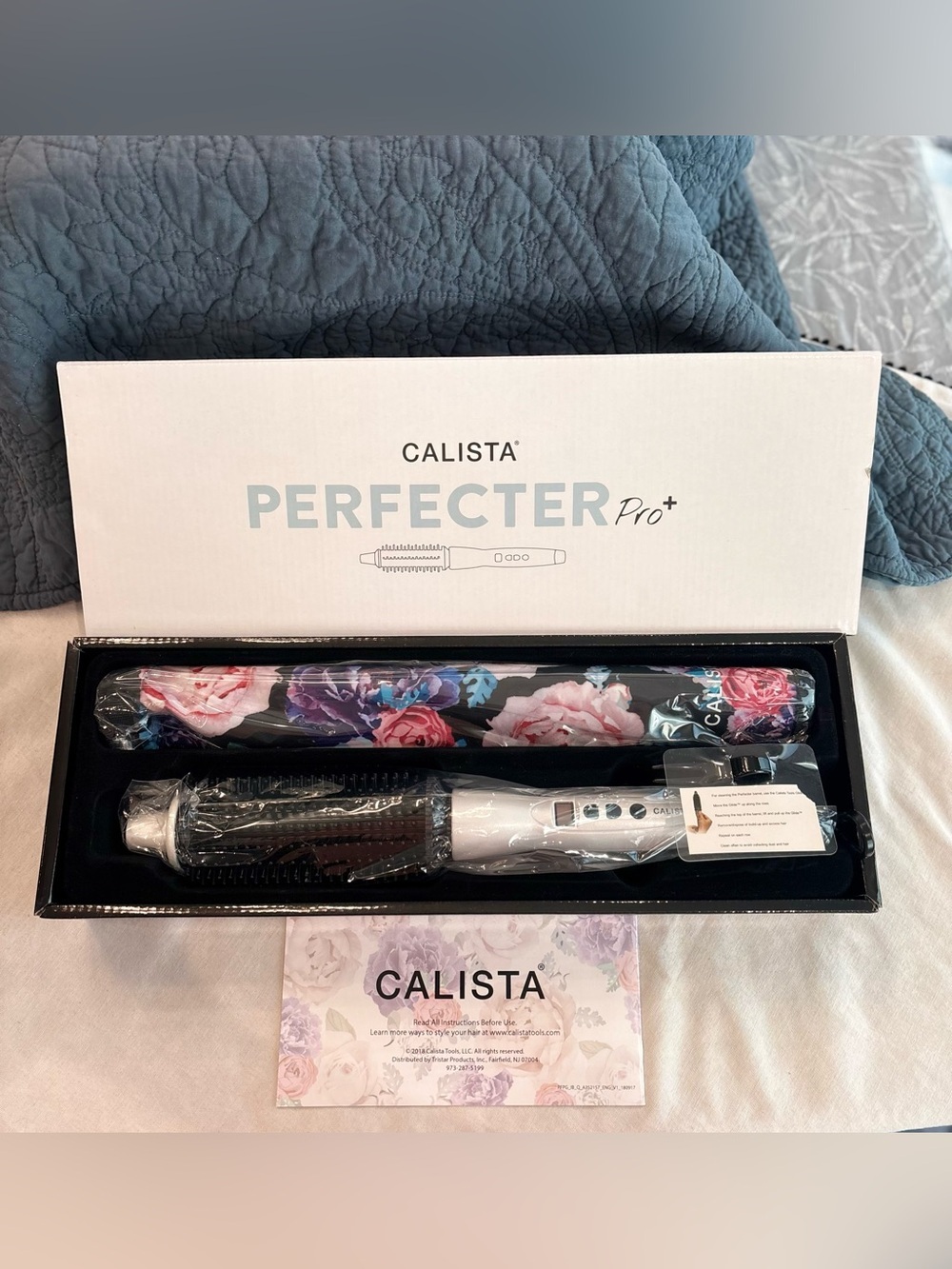 Calista Perfecter Pro+ Heated Round Brush Styling Tool New in Box